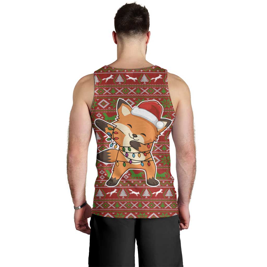 Oh For Fox Sake Christmas Men Tank Top Xmas Holiday Patterns - Wonder Print Shop