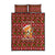 Oh For Fox Sake Christmas Quilt Bed Set Xmas Holiday Patterns - Wonder Print Shop