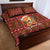 Oh For Fox Sake Christmas Quilt Bed Set Xmas Holiday Patterns - Wonder Print Shop