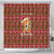 Oh For Fox Sake Christmas Shower Curtain Xmas Holiday Patterns - Wonder Print Shop