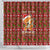 Oh For Fox Sake Christmas Shower Curtain Xmas Holiday Patterns - Wonder Print Shop