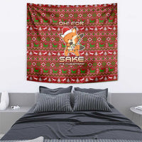 Oh For Fox Sake Christmas Tapestry Xmas Holiday Patterns - Wonder Print Shop
