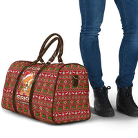 Oh For Fox Sake Christmas Travel Bag Xmas Holiday Patterns - Wonder Print Shop