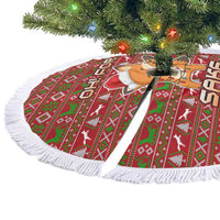 Oh For Fox Sake Christmas Tree Skirt Xmas Holiday Patterns - Wonder Print Shop