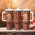 Oh For Fox Sake Christmas Tumbler With Handle Xmas Holiday Patterns - Wonder Print Shop