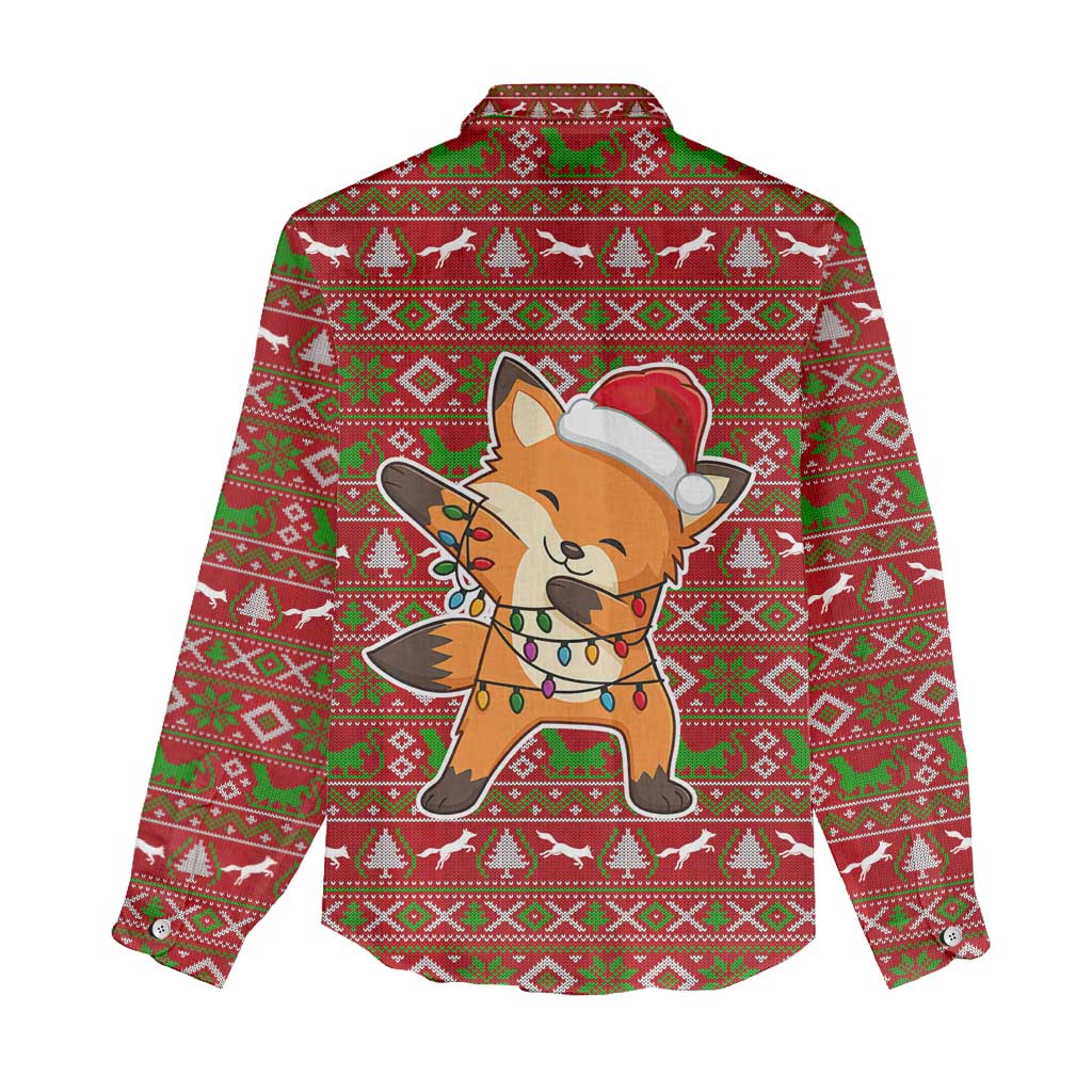 Oh For Fox Sake Christmas Women Casual Shirt Xmas Holiday Patterns - Wonder Print Shop
