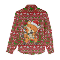 Oh For Fox Sake Christmas Women Casual Shirt Xmas Holiday Patterns - Wonder Print Shop