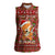 Oh For Fox Sake Christmas Women Sleeveless Polo Shirt Xmas Holiday Patterns - Wonder Print Shop