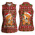 Oh For Fox Sake Christmas Women Sleeveless Polo Shirt Xmas Holiday Patterns - Wonder Print Shop