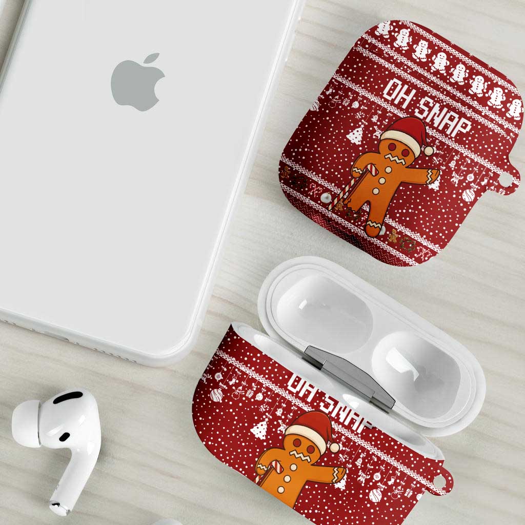 Oh Snap Christmas AirPods Case Xmas Holiday Patterns - Wonder Print Shop