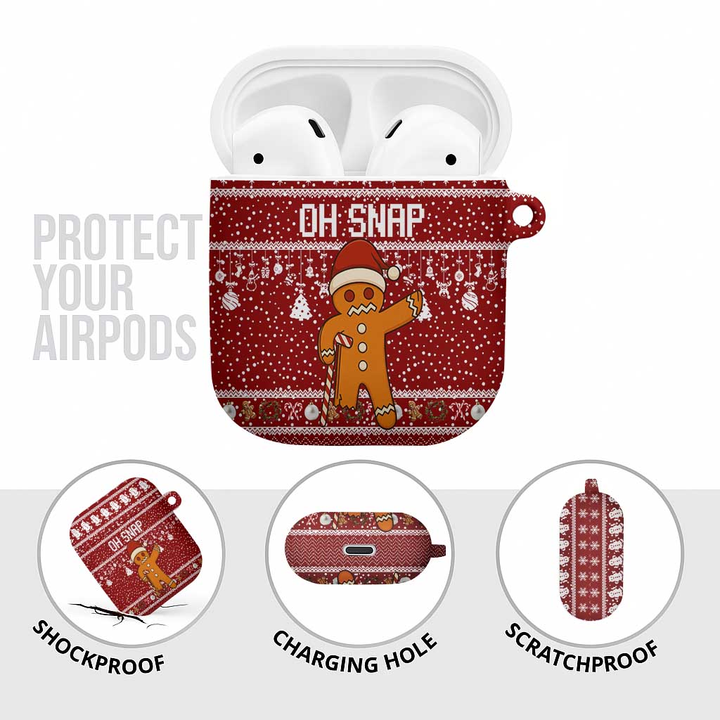 Oh Snap Christmas AirPods Case Xmas Holiday Patterns - Wonder Print Shop