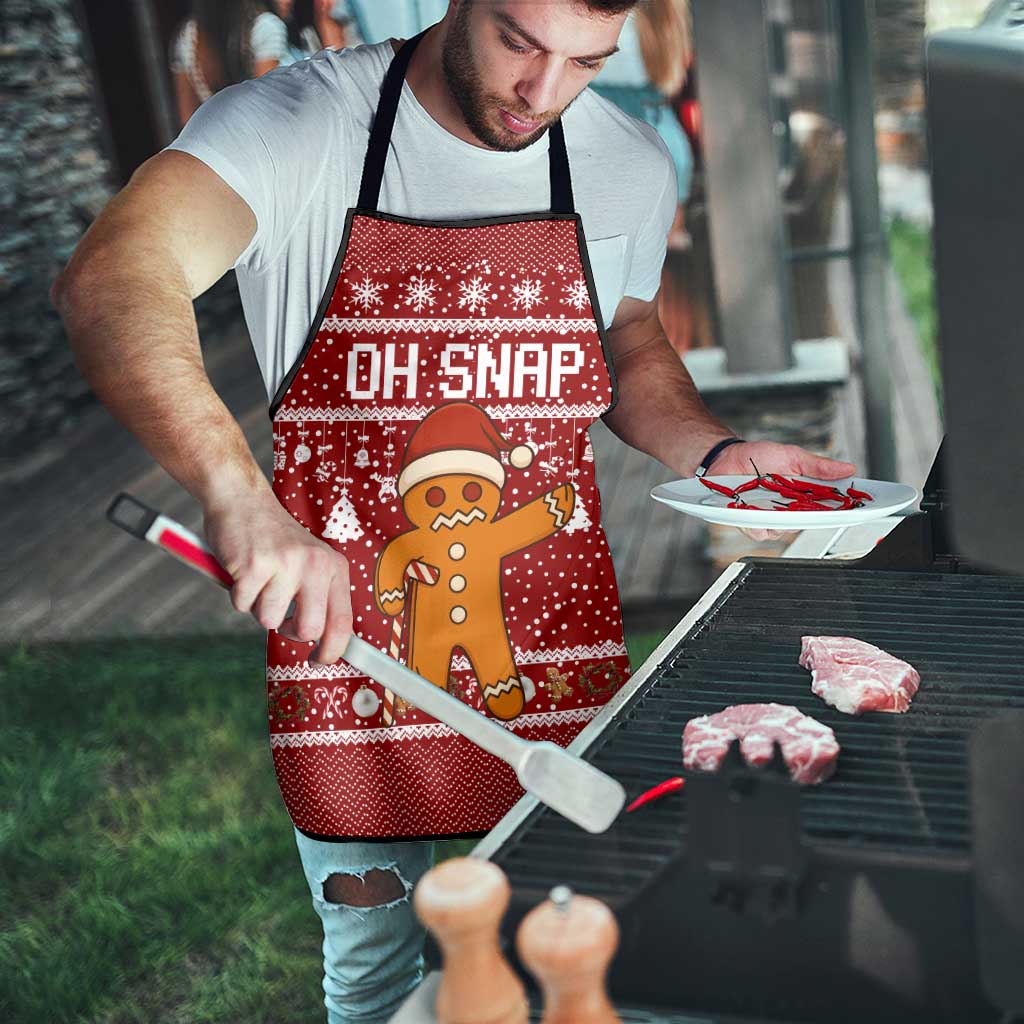 Oh Snap Christmas Apron Xmas Holiday Patterns - Wonder Print Shop