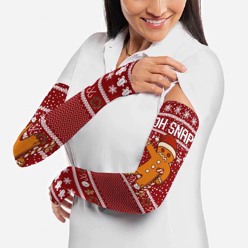 Oh Snap Christmas Arm Sleeves Xmas Holiday Patterns - Wonder Print Shop
