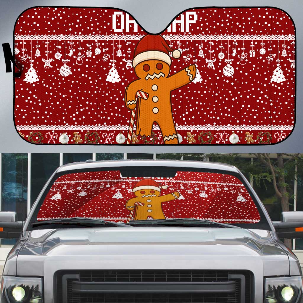 Oh Snap Christmas Auto Sun Shade Xmas Holiday Patterns - Wonder Print Shop