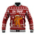 Oh Snap Christmas Baseball Jacket Xmas Holiday Patterns - Wonder Print Shop