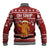 Oh Snap Christmas Baseball Jacket Xmas Holiday Patterns - Wonder Print Shop