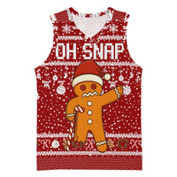 Oh Snap Christmas Basketball Jersey Xmas Holiday Patterns - Wonder Print Shop