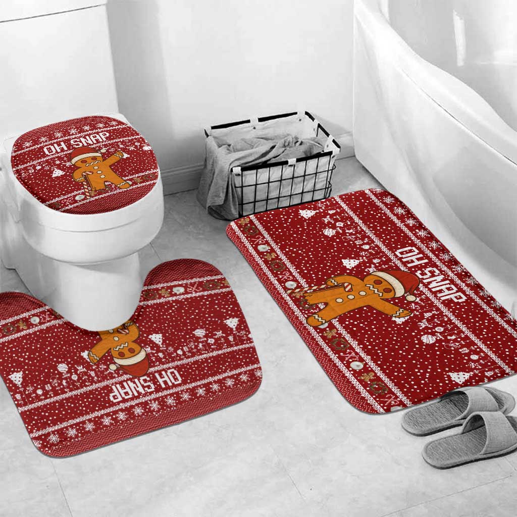 Oh Snap Christmas Bathroom Set Xmas Holiday Patterns - Wonder Print Shop