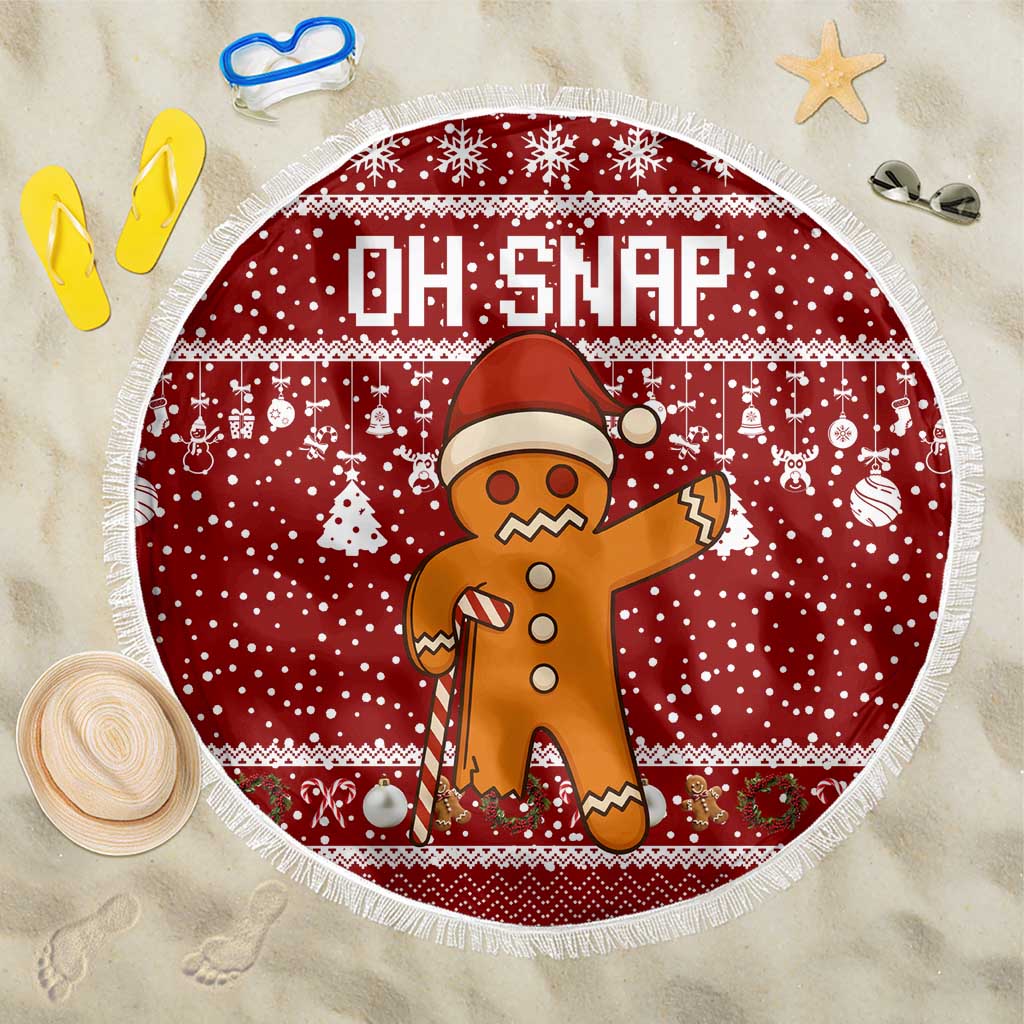 Oh Snap Christmas Beach Blanket Xmas Holiday Patterns - Wonder Print Shop