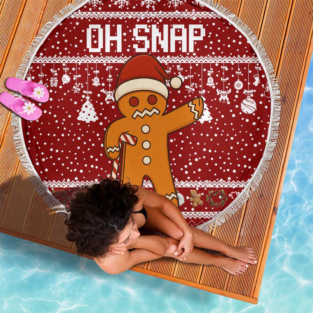 Oh Snap Christmas Beach Blanket Xmas Holiday Patterns - Wonder Print Shop