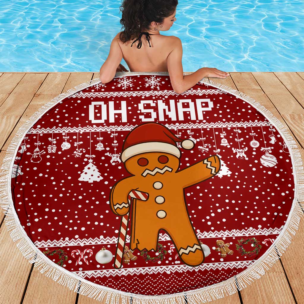 Oh Snap Christmas Beach Blanket Xmas Holiday Patterns - Wonder Print Shop