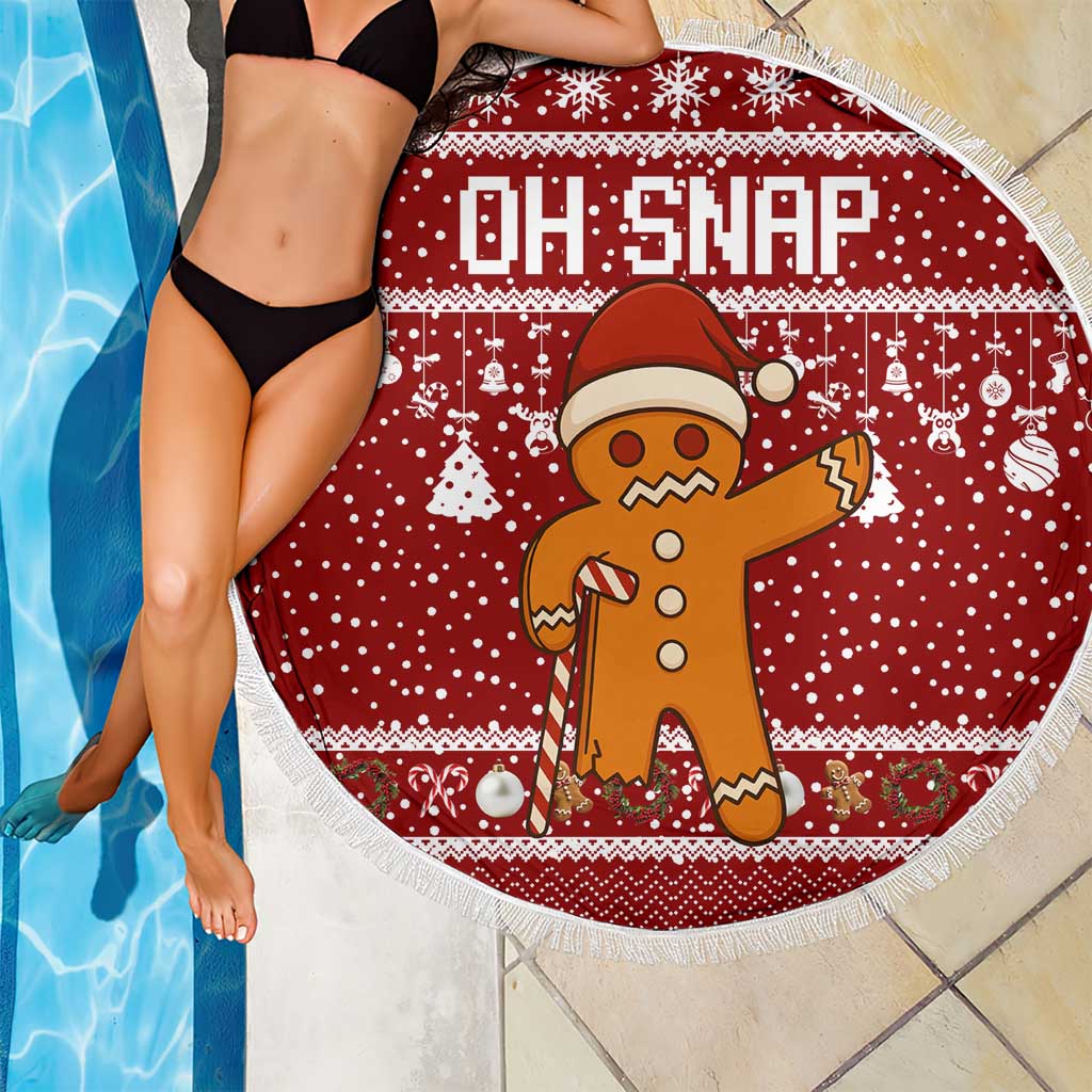 Oh Snap Christmas Beach Blanket Xmas Holiday Patterns - Wonder Print Shop