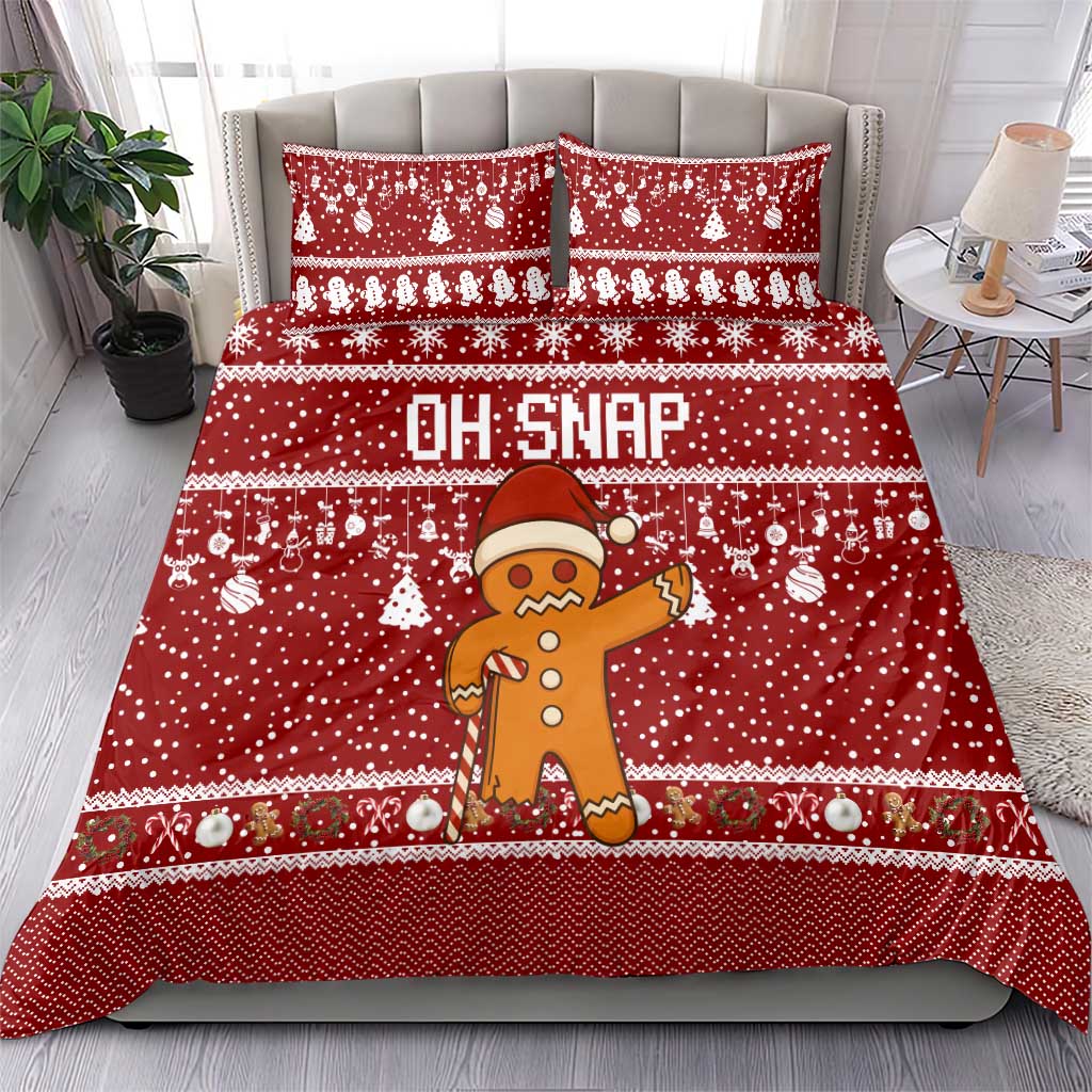 Oh Snap Christmas Bedding Set Xmas Holiday Patterns - Wonder Print Shop