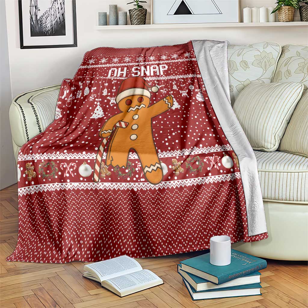 Oh Snap Christmas Blanket Xmas Holiday Patterns - Wonder Print Shop