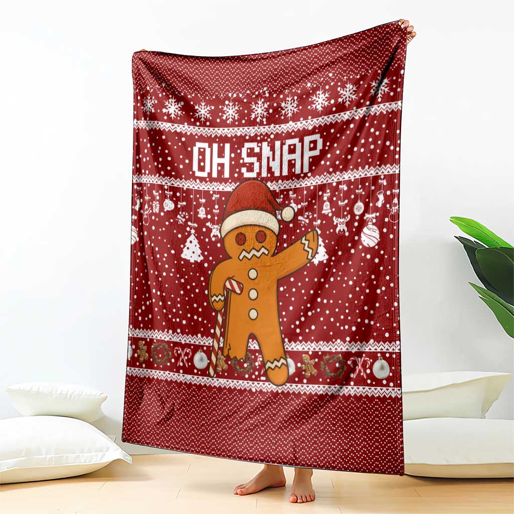 Oh Snap Christmas Blanket Xmas Holiday Patterns - Wonder Print Shop