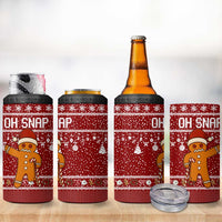 Oh Snap Christmas 4 in 1 Can Cooler Tumbler Xmas Holiday Patterns - Wonder Print Shop