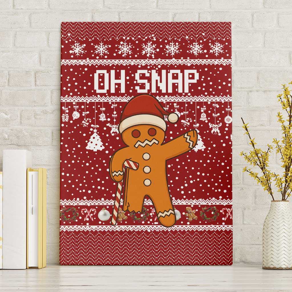 Oh Snap Christmas Canvas Wall Art Xmas Holiday Patterns - Wonder Print Shop