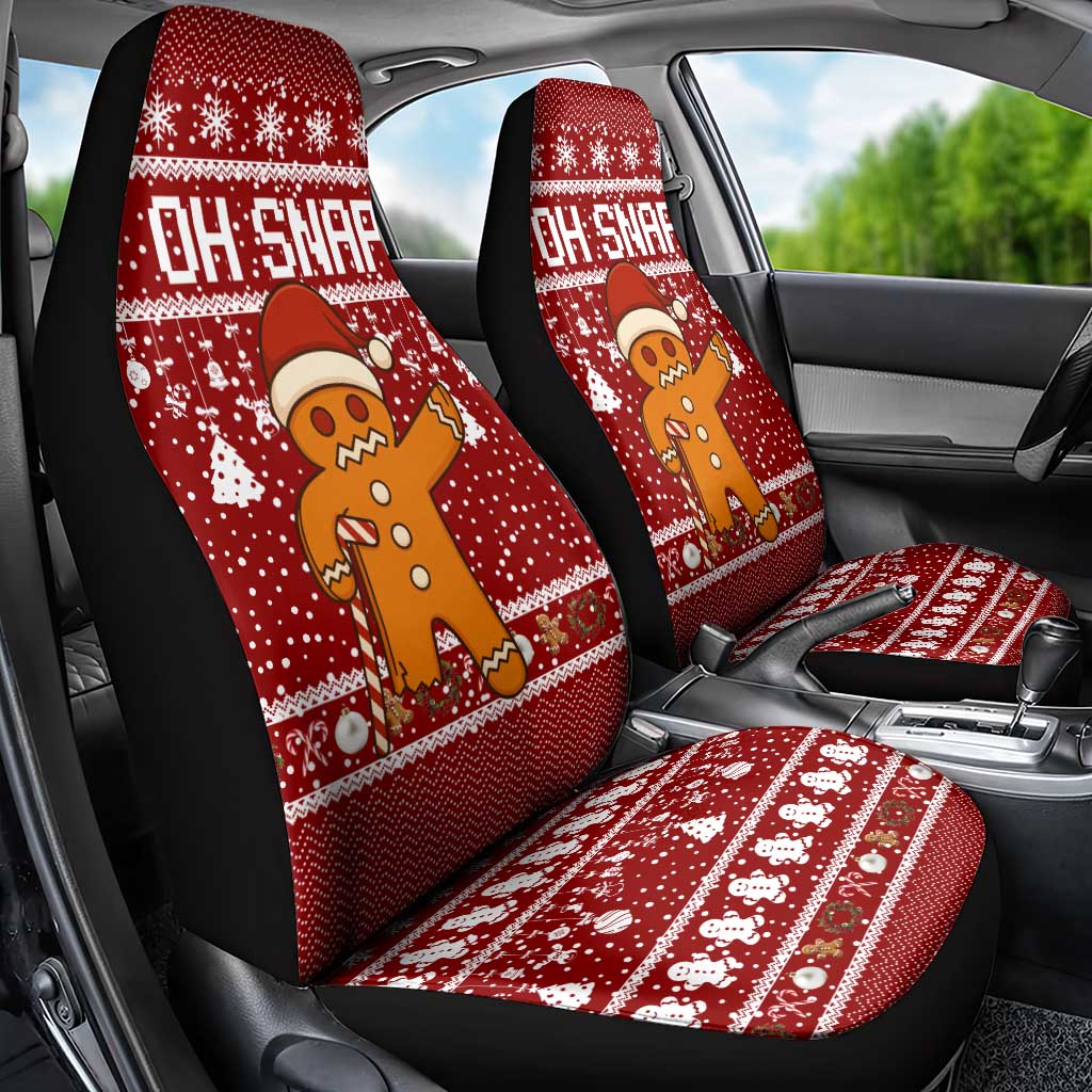 Oh Snap Christmas Car Seat Cover Xmas Holiday Patterns - Wonder Print Shop