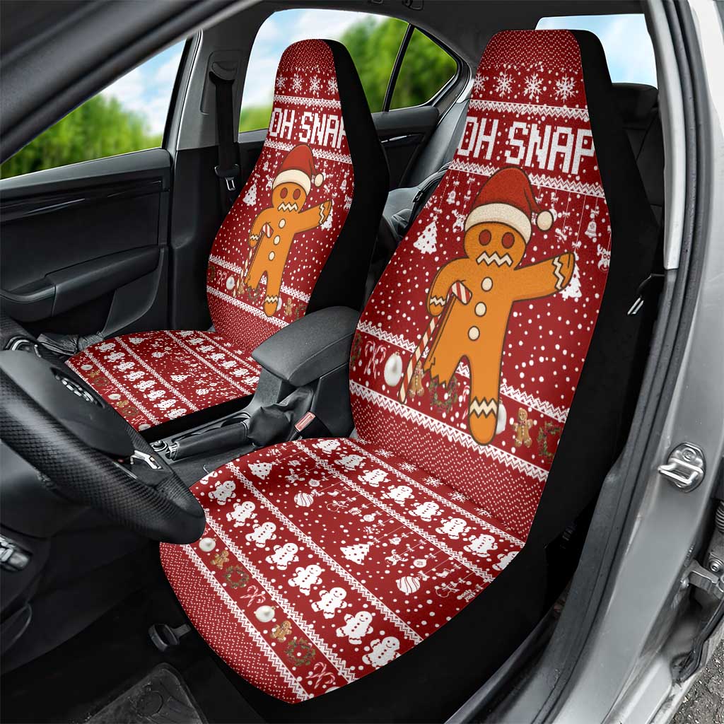 Oh Snap Christmas Car Seat Cover Xmas Holiday Patterns - Wonder Print Shop