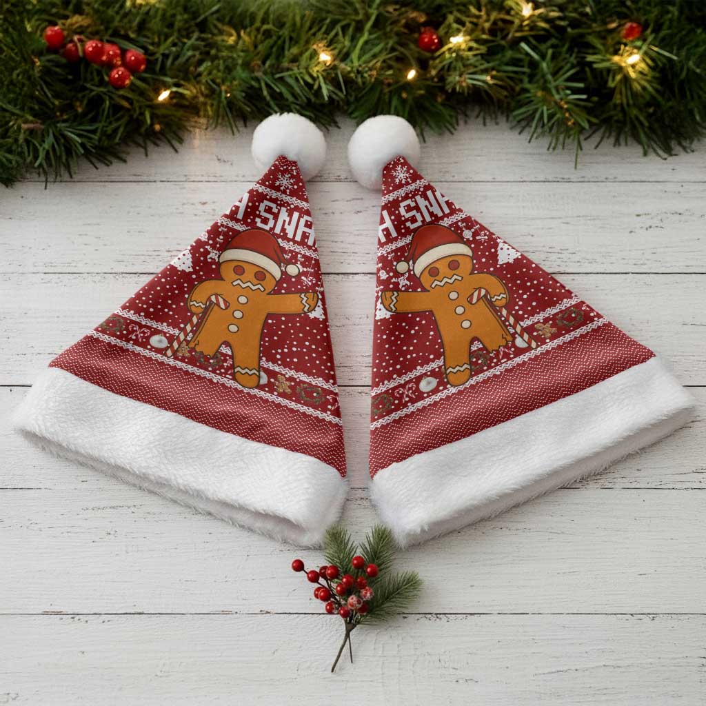 Oh Snap Christmas Santa Hat Xmas Holiday Patterns - Wonder Print Shop