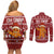 Oh Snap Christmas Couples Matching Off Shoulder Short Dress and Long Sleeve Button Shirt Xmas Holiday Patterns - Wonder Print Shop
