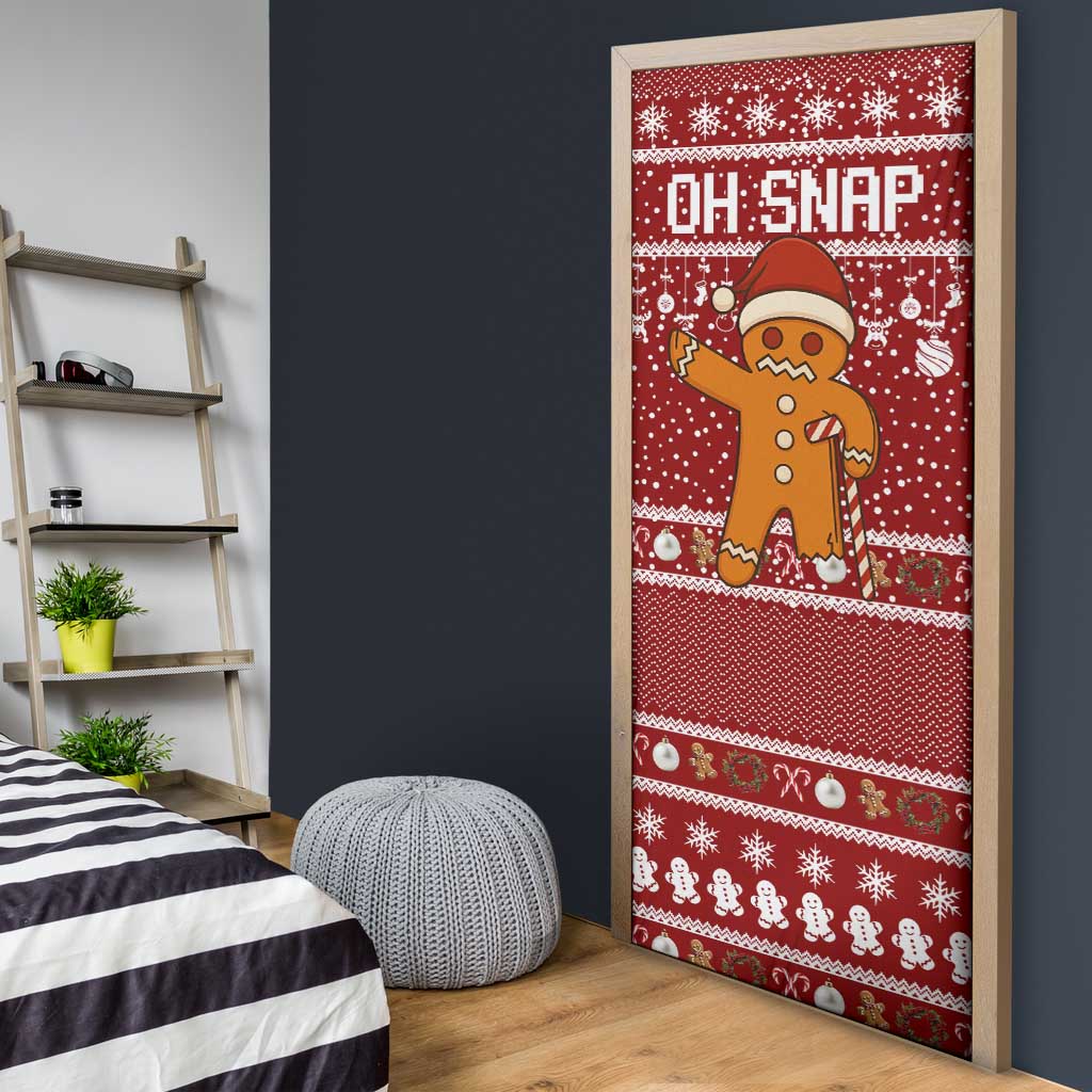 Oh Snap Christmas Door Cover Xmas Holiday Patterns - Wonder Print Shop