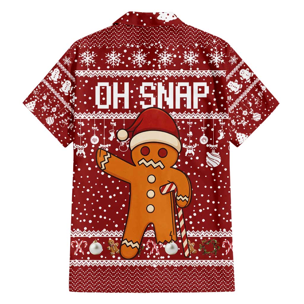 Oh Snap Christmas Family Matching Long Sleeve Bodycon Dress and Hawaiian Shirt Xmas Holiday Patterns - Wonder Print Shop