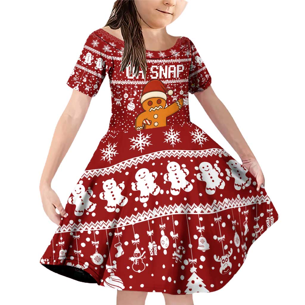 Oh Snap Christmas Family Matching Off Shoulder Short Dress and Hawaiian Shirt Xmas Holiday Patterns - Wonder Print Shop