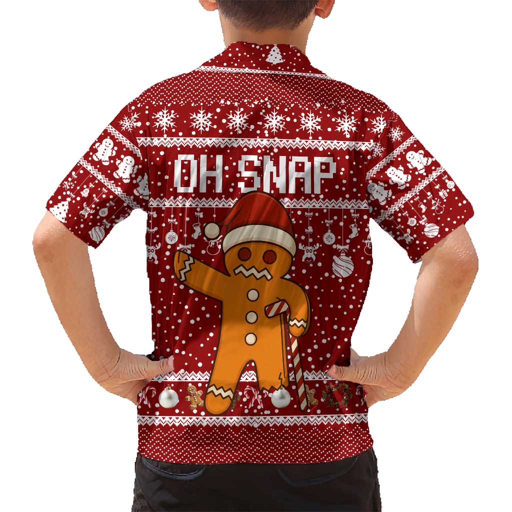 Oh Snap Christmas Family Matching Puletasi and Hawaiian Shirt Xmas Holiday Patterns - Wonder Print Shop