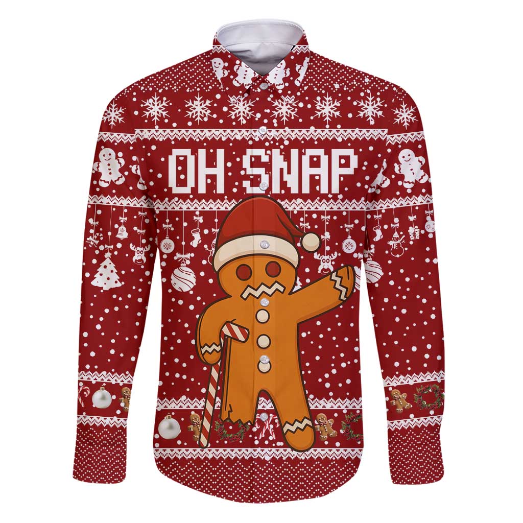 Oh Snap Christmas Family Matching Puletasi and Hawaiian Shirt Xmas Holiday Patterns - Wonder Print Shop