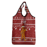 Oh Snap Christmas Grocery Bag Xmas Holiday Patterns - Wonder Print Shop