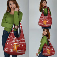 Oh Snap Christmas Grocery Bag Xmas Holiday Patterns - Wonder Print Shop