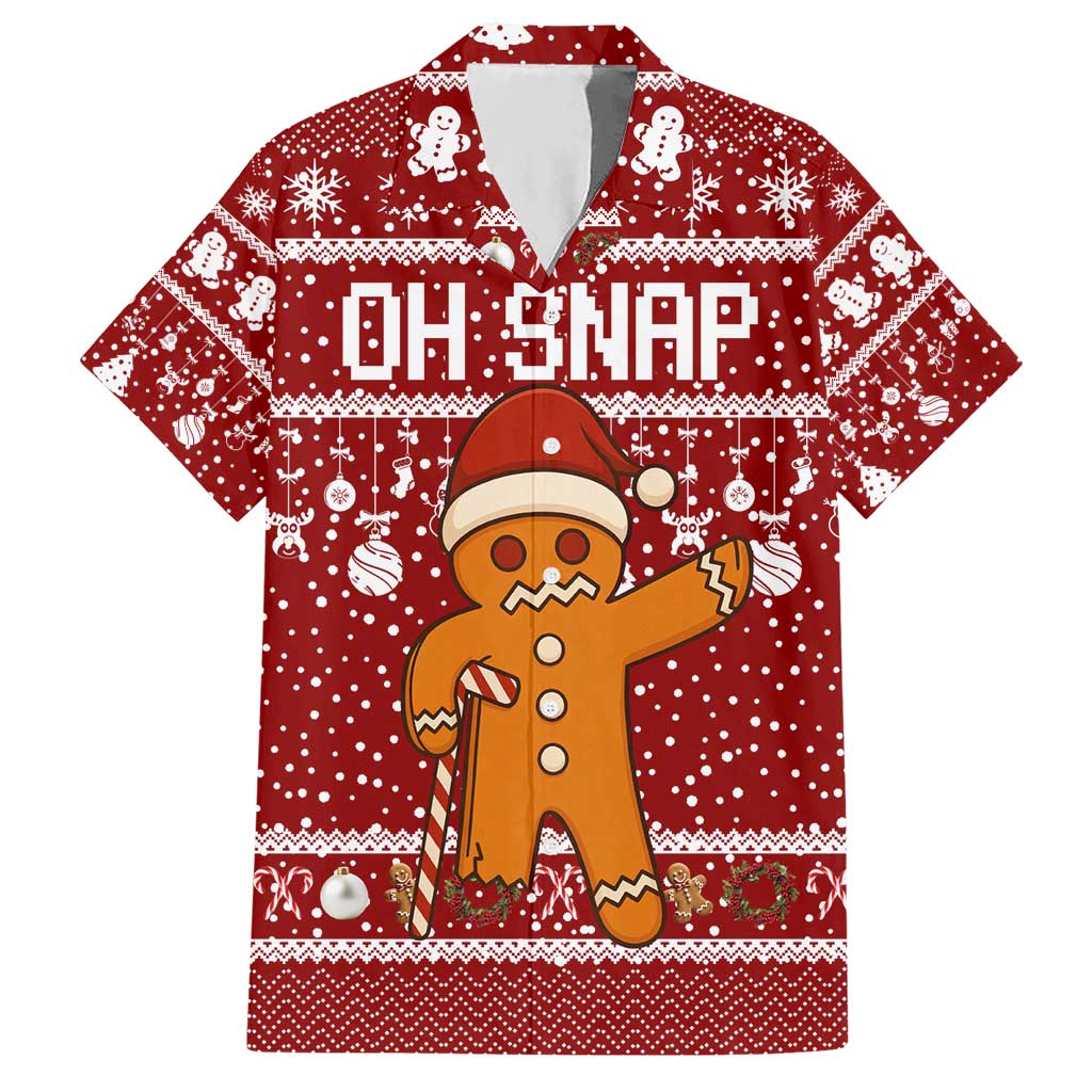 Oh Snap Christmas Hawaiian Shirt Xmas Holiday Patterns - Wonder Print Shop