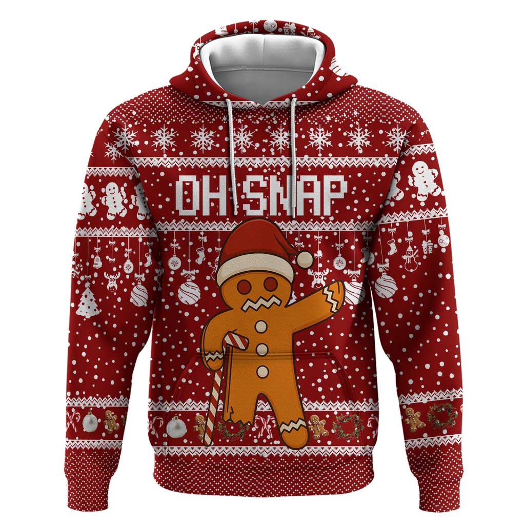 Oh Snap Christmas Hoodie Xmas Holiday Patterns - Wonder Print Shop