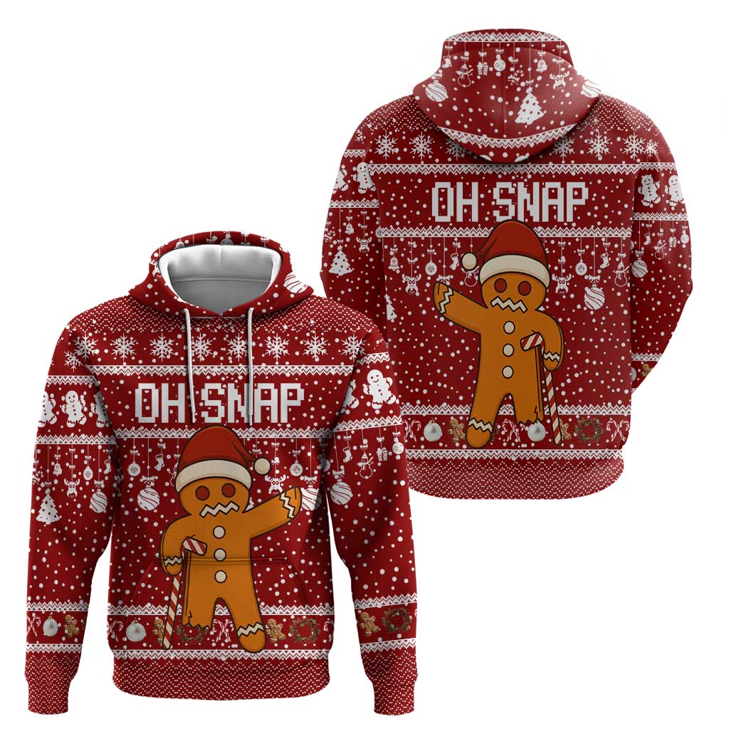 Oh Snap Christmas Hoodie Xmas Holiday Patterns - Wonder Print Shop