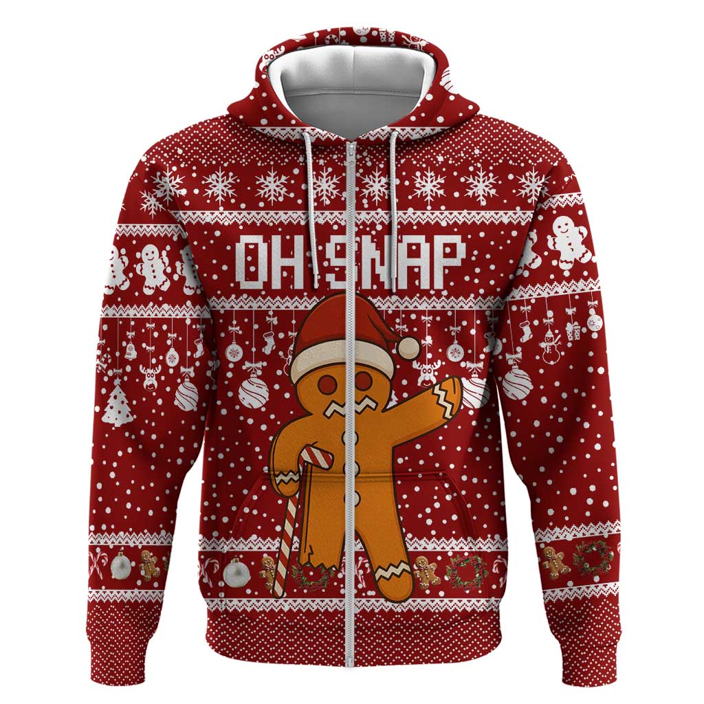 Oh Snap Christmas Hoodie Xmas Holiday Patterns - Wonder Print Shop