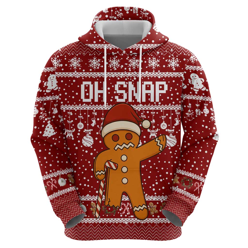 Oh Snap Christmas Hoodie Xmas Holiday Patterns - Wonder Print Shop