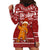 Oh Snap Christmas Hoodie Dress Xmas Holiday Patterns - Wonder Print Shop
