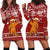 Oh Snap Christmas Hoodie Dress Xmas Holiday Patterns - Wonder Print Shop