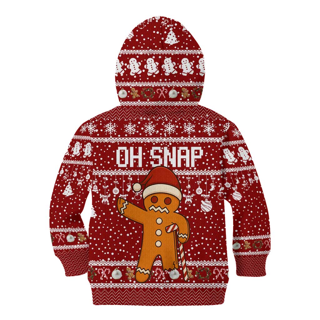 Oh Snap Christmas Kid Hoodie Xmas Holiday Patterns - Wonder Print Shop